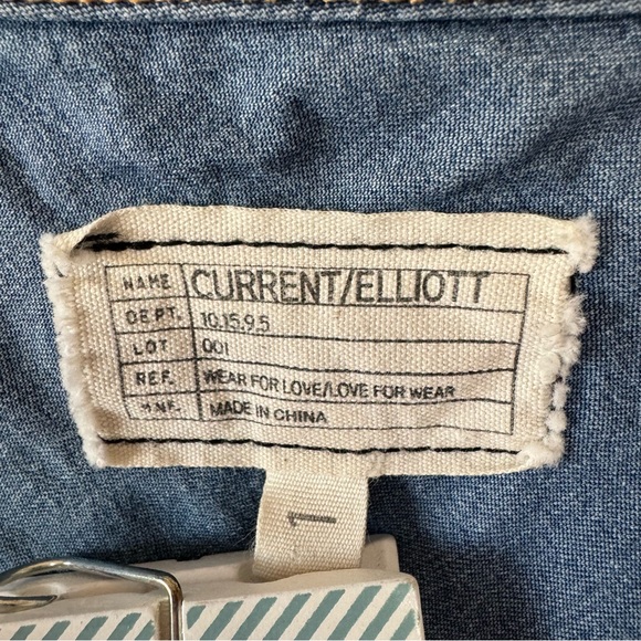 Current/Elliot Jean Denim Ruby Romper size 1 - Picture 5 of 16